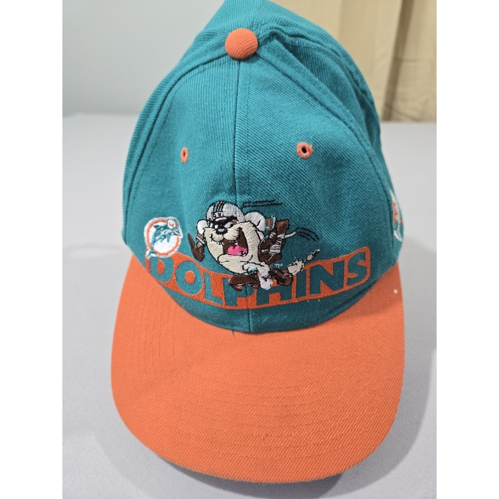 1990s Team NFL Miami Dolphins Tasmanian Devil snapback hat